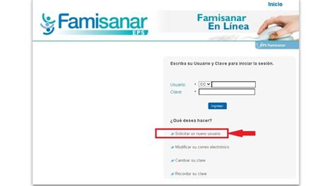 crear usuario famisanar colsubsidio|¿Cuáles datos son requeridos para registrarme por primera vez。